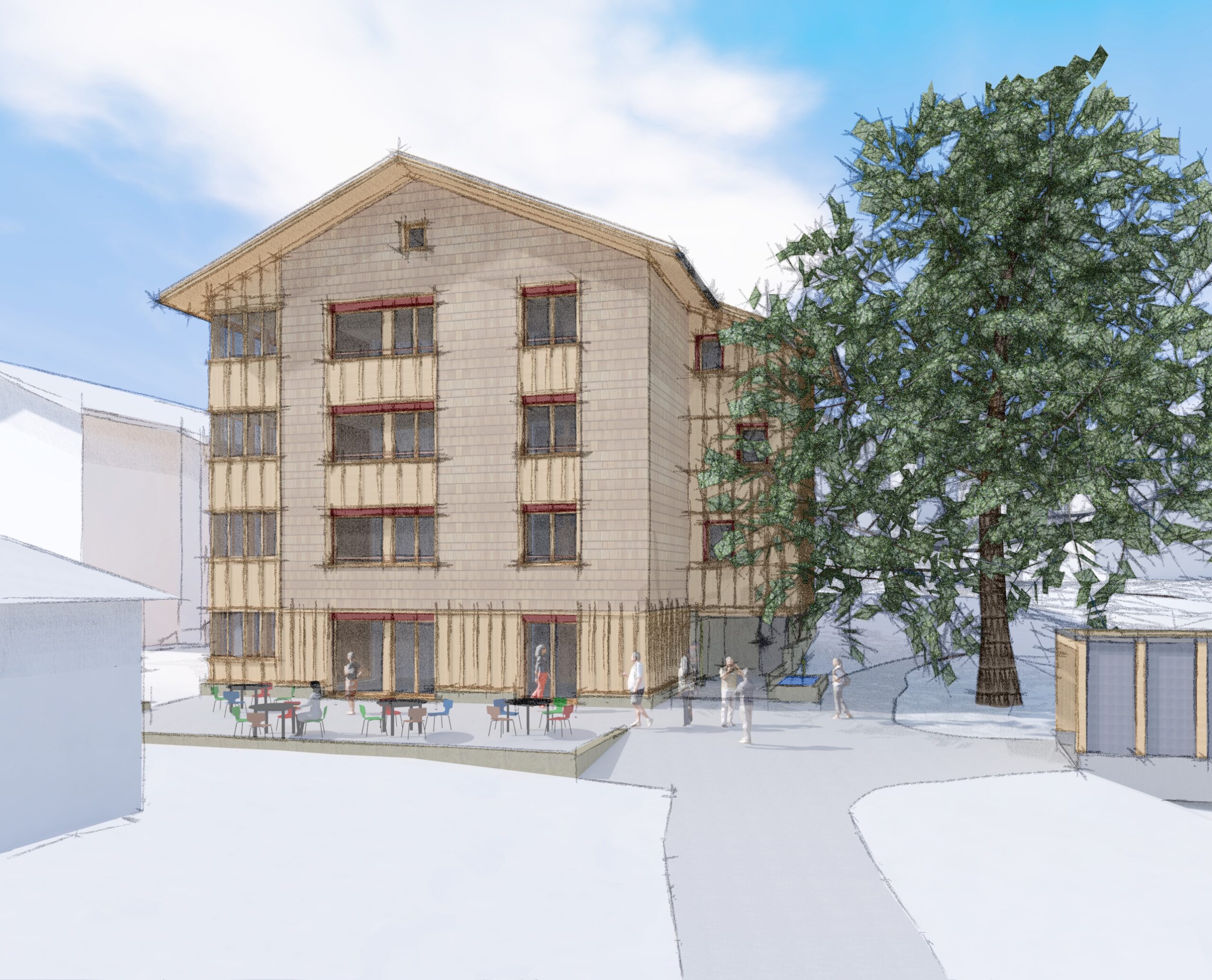 Erfolg: Neubau Casa Depuoz, Tujetsch