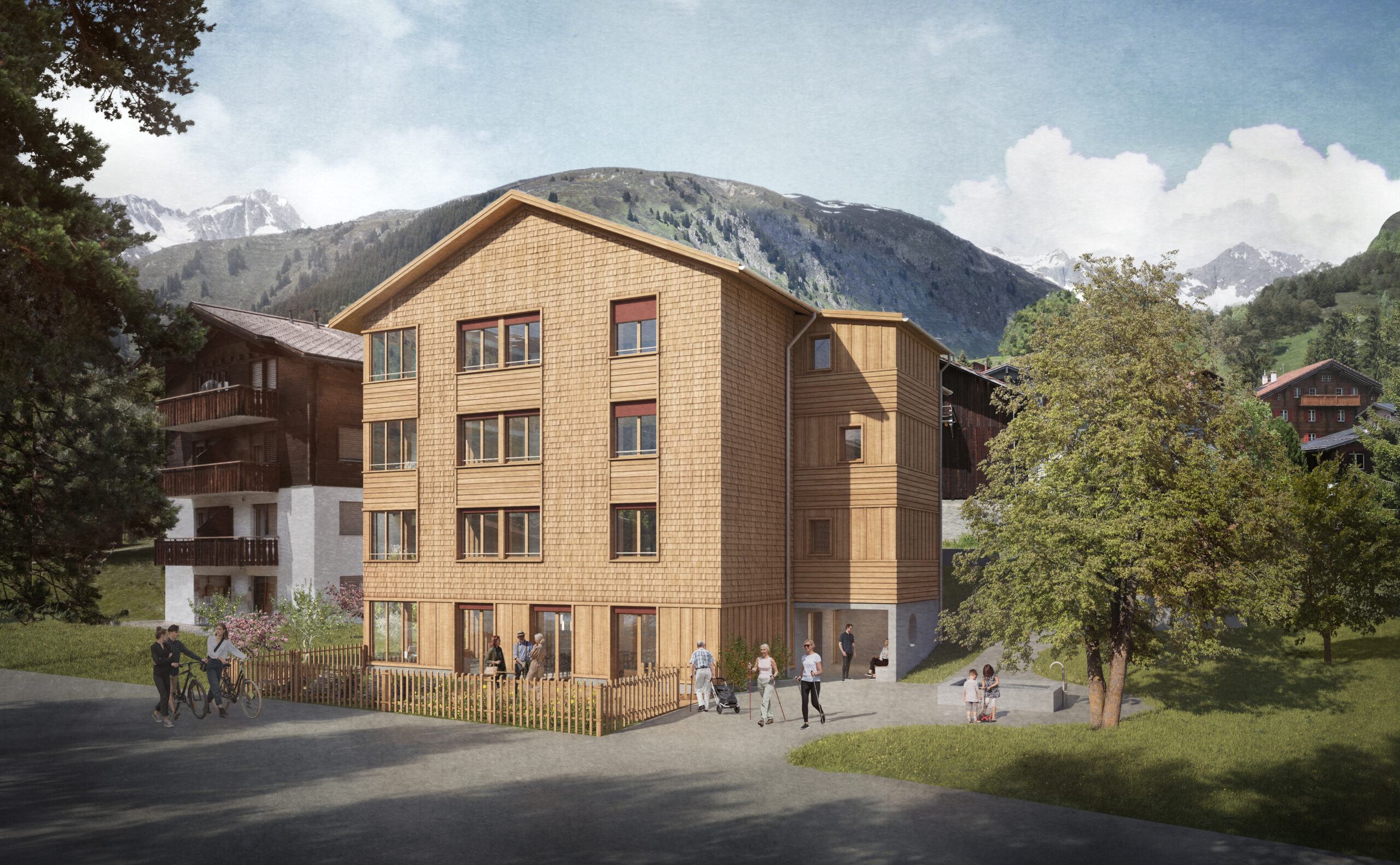 Baueingabe Neubau Casa Depuoz